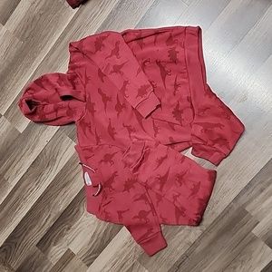 Kids - Free Planet red sweat pants set size 8